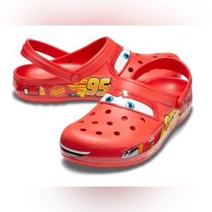 NWT Lightning McQueen Crocs